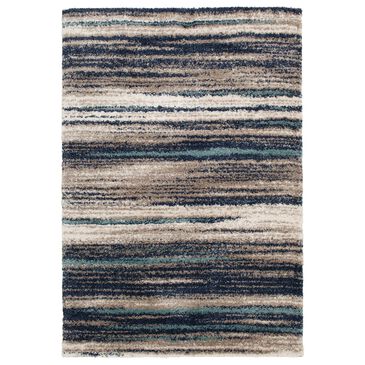 Central Oriental Tulsa Dunkerton 5" x 7"3" Blue Navy and Multicolor Area Rug, , large