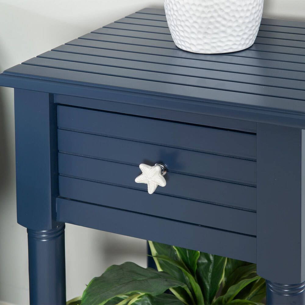 Linon Home Decor Seaboard End Table in Navy, , large