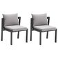 Zuo Modern Horizon Side Chair in Gray (Set of 2), , large