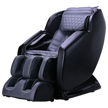 Ergotec Neptune Massage Chair with Lumbar Heat in Black and Grey, , large