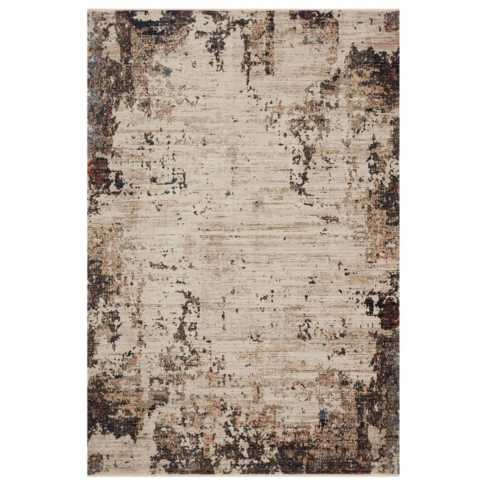 Loloi Leigh LEI-05 9"6" x 13" Ivory and Charcoal Area Rug, , large