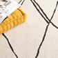 Safavieh Melody MEL104A 2"2" x 8" Ivory and Black Runner, , large