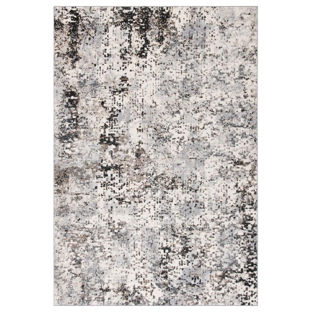 Safavieh Lagoon LGN565G 5"3" x 7"7" Grey and Dark Grey Area Rug, , large