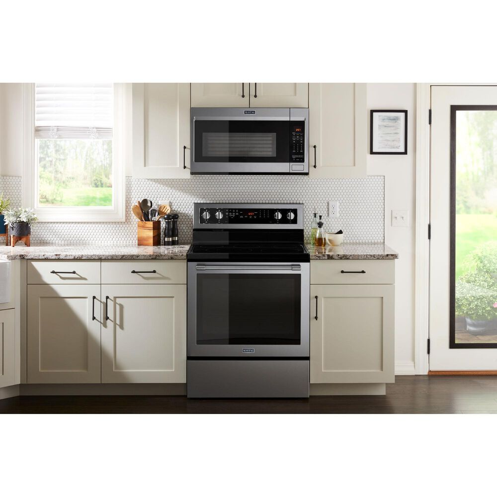Maytag 1.9 Cu. Ft. Over-the-Range Microwave in Fingerprint Resistant Stainless Steel, , large