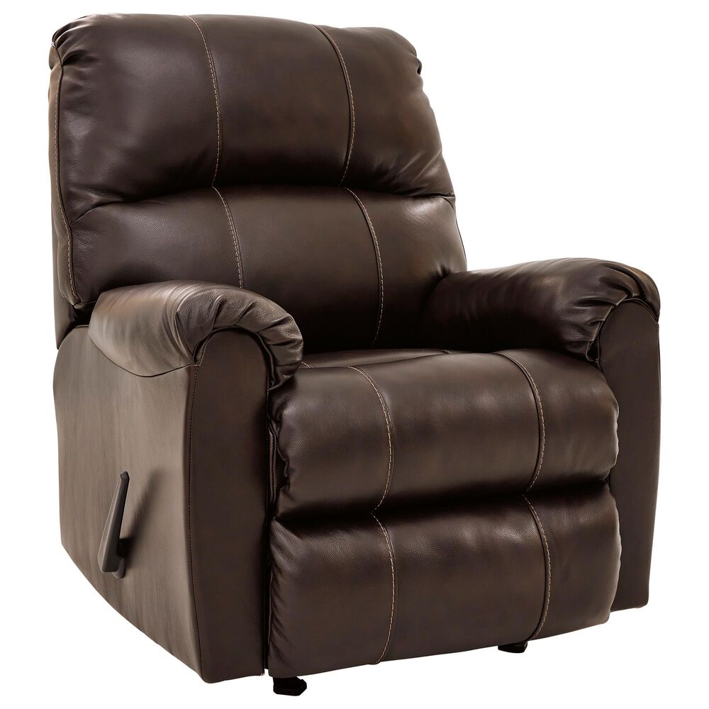 Signature Design by Ashley Hermiston Rocker Recliner in Walnut, , large