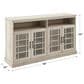Walker Edison 58" TV Stand NF584DHDHBWO  in White Oak, , large