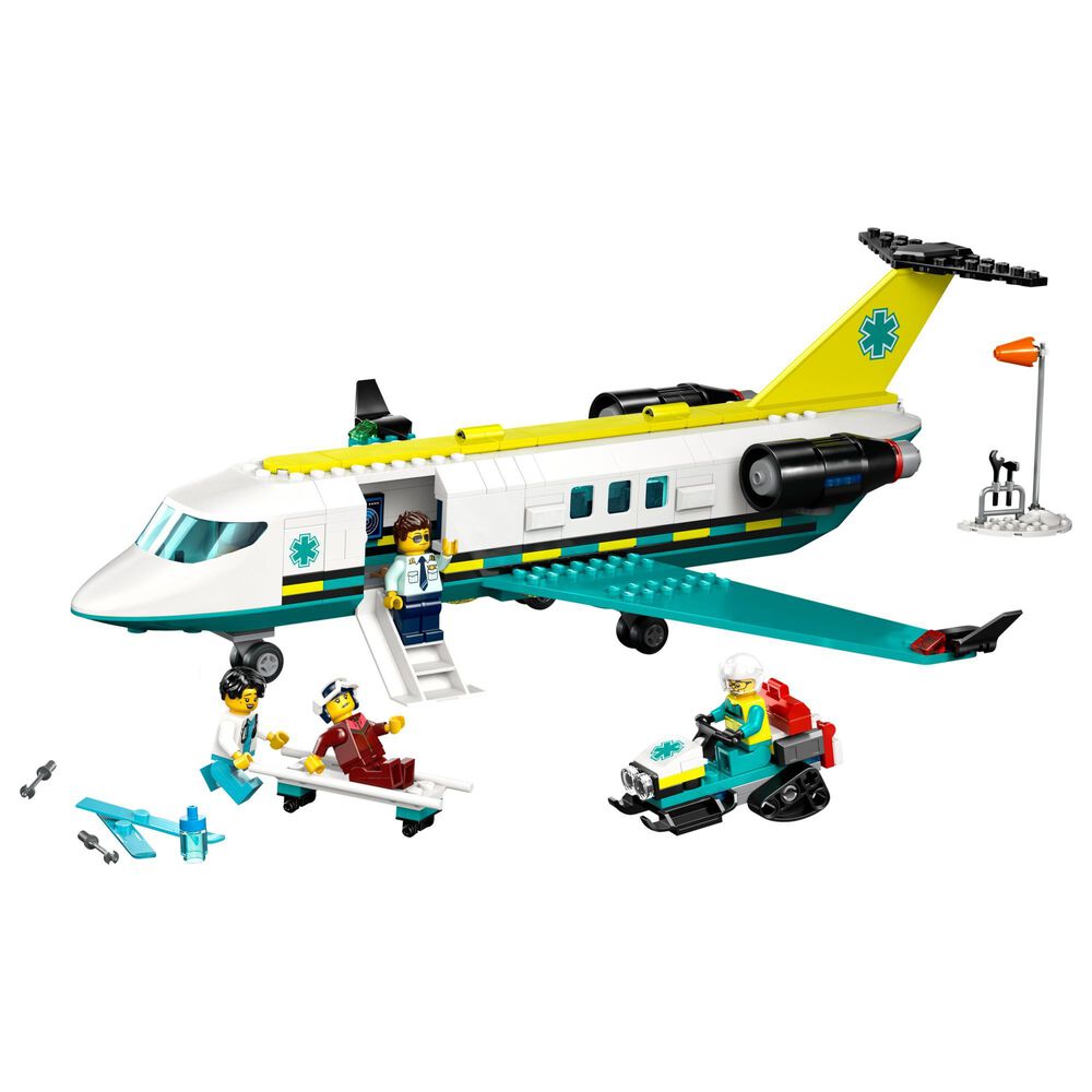 LEGO Emergency Air Ambulance Airplane Building Set, , large