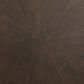 Signature Design by Ashley Brazburn Round Cocktail Table in Dark Brown and Gold, , large