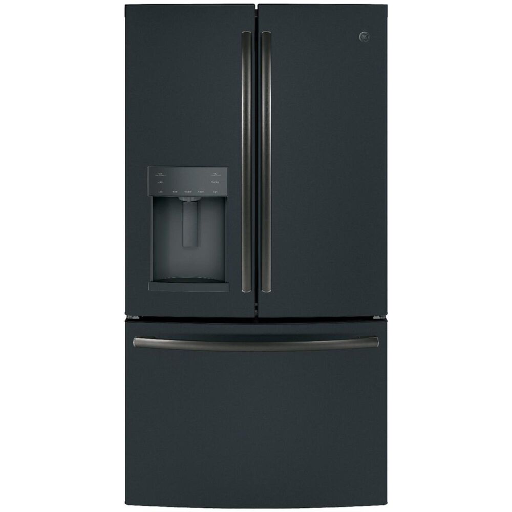GE Appliances 27.8 Cu. Ft. Energy Star French-Door Refrigerator in Black Slate, , large