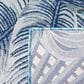 Safavieh Cabana CBN447K 4" x 6" Aqua and Navy Indoor/Outdoor Area Performance Rug, , large