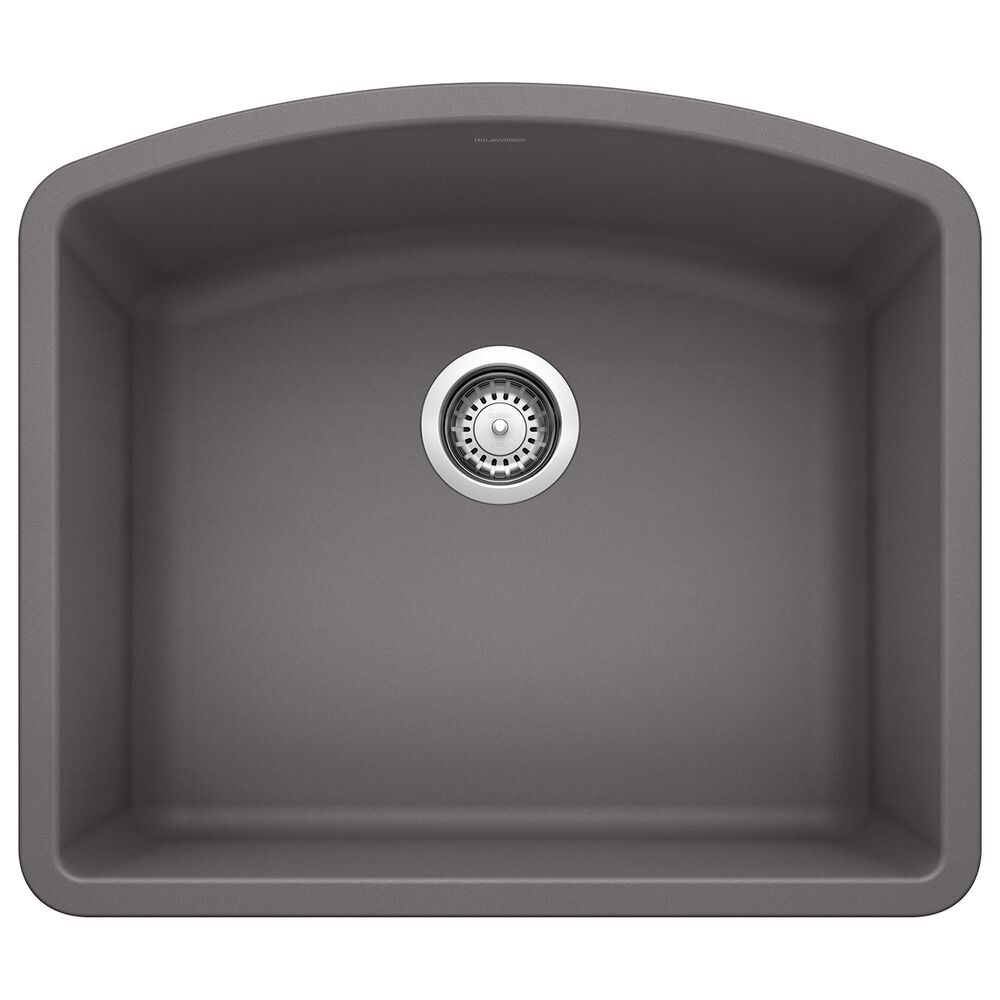 Blanco Diamond 24" Single Bowl Kitchen Sink in Cinder, , large