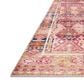 Loloi II Layla 2" x 5" Magenta and Multicolor Area Rug, , large