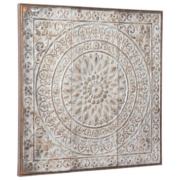Maple and Jade 36" x 36" Wall Decor in Green, Bronze and White, , large