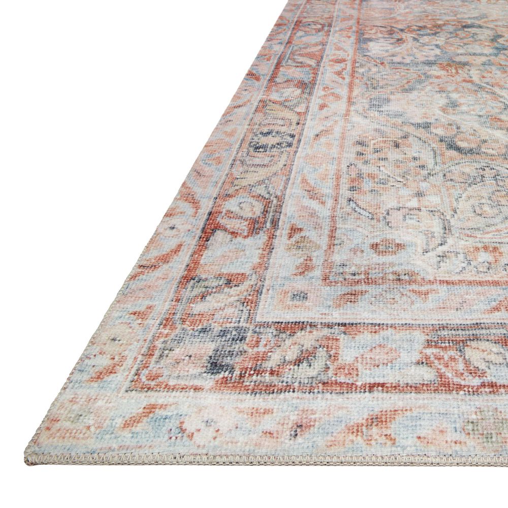 Magnolia Home Lenna LEA-02 2&#39; x 5&#39; Ocean and Apricot Area Rug, , large