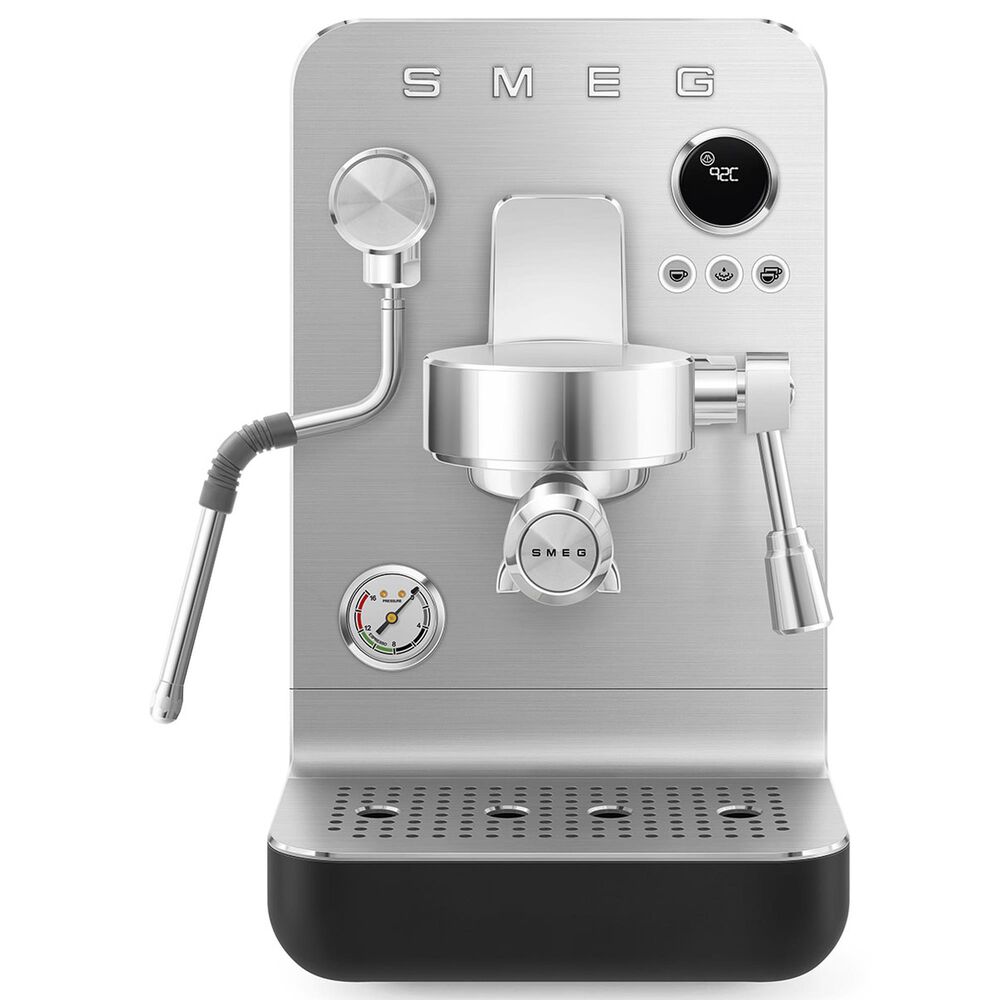 SMEG 57 Oz Espresso Coffee Machine in Black, , large