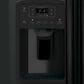 GE Appliances 23 Cu. Ft. Side by Side Refrigerator with External Dispenser in Black, , large