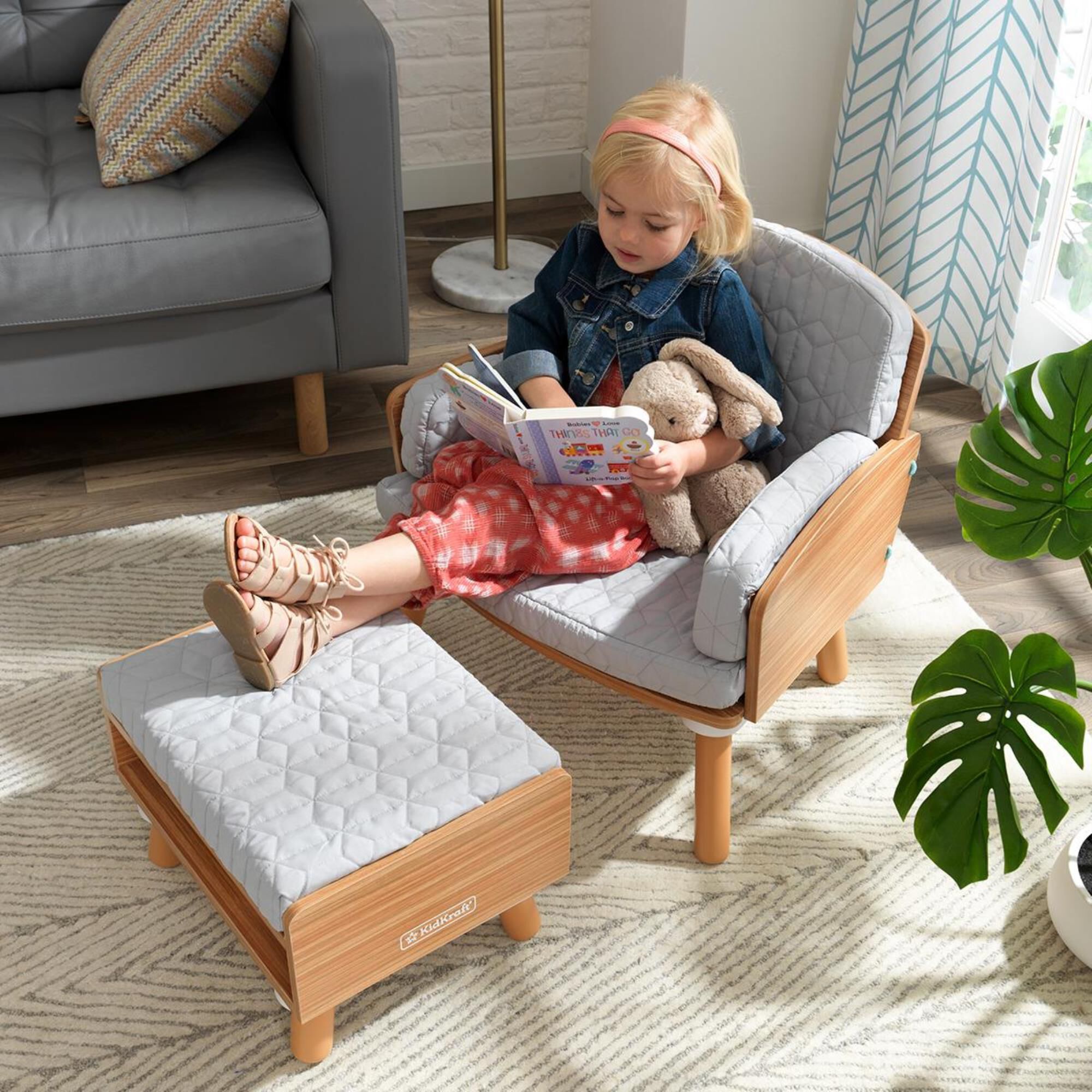 kids reading sofa