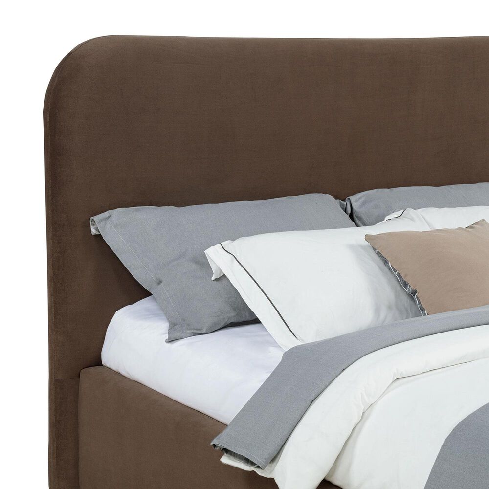 Pacific Landing Anders King Lift Top Storage Bed in Chocolate, , large