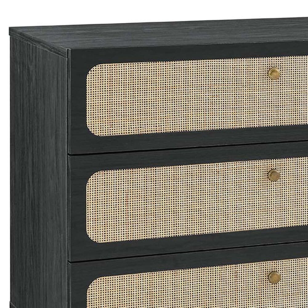 Modway Chaucer 6-Drawer Dresser in Black, , large