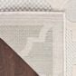 Nourison Easy Care 8" x 10" Ivory and White Indoor/Outdoor Area Rug, , large