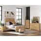 Ashley Maystonna Queen Crossbuck Panel Bed in Brown, , large