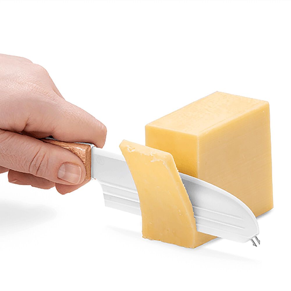 Dreamfarm Knibble Non-Stick Cheese Knife in Beechwood, , large