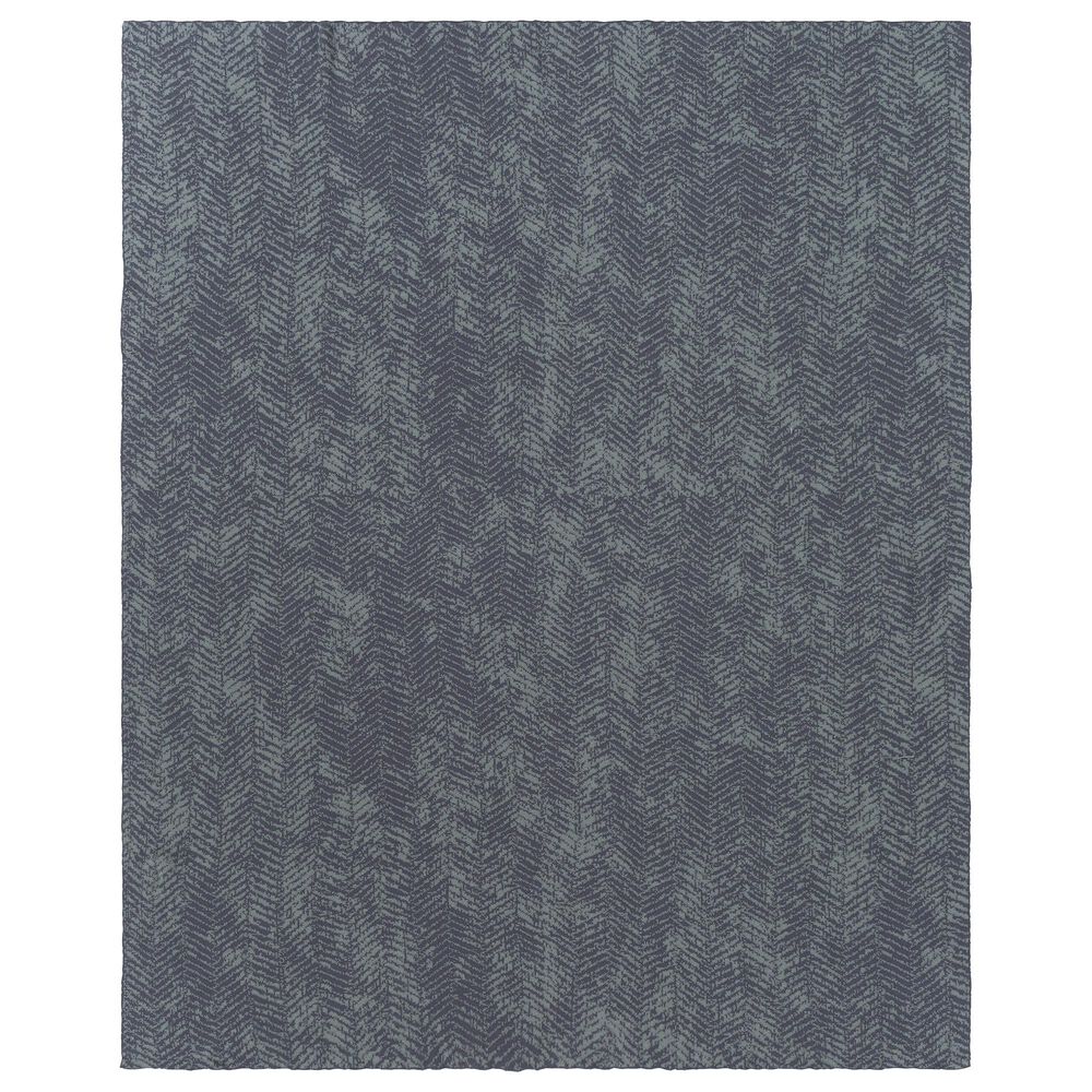 Surya Inc Stefan 50" x 70" Throw in Charcoal and Ice Blue, , large