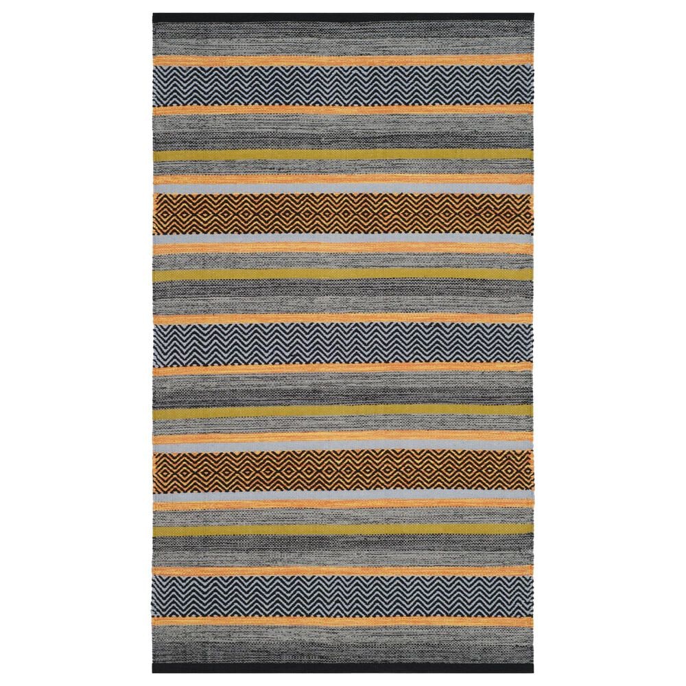 Safavieh Montauk 3" x 5" Navy and Multicolor Area Rug, , large