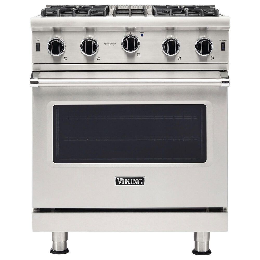 Viking Range 30" Freestanding Open Burner Gas Range in Stainless Steel, , large