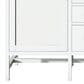 James Martin Vanities Addison 60" Double Bathroom Vanity in Glossy White with 3 cm Victorian Silver Quartz Top and Rectangular Sinks, , large