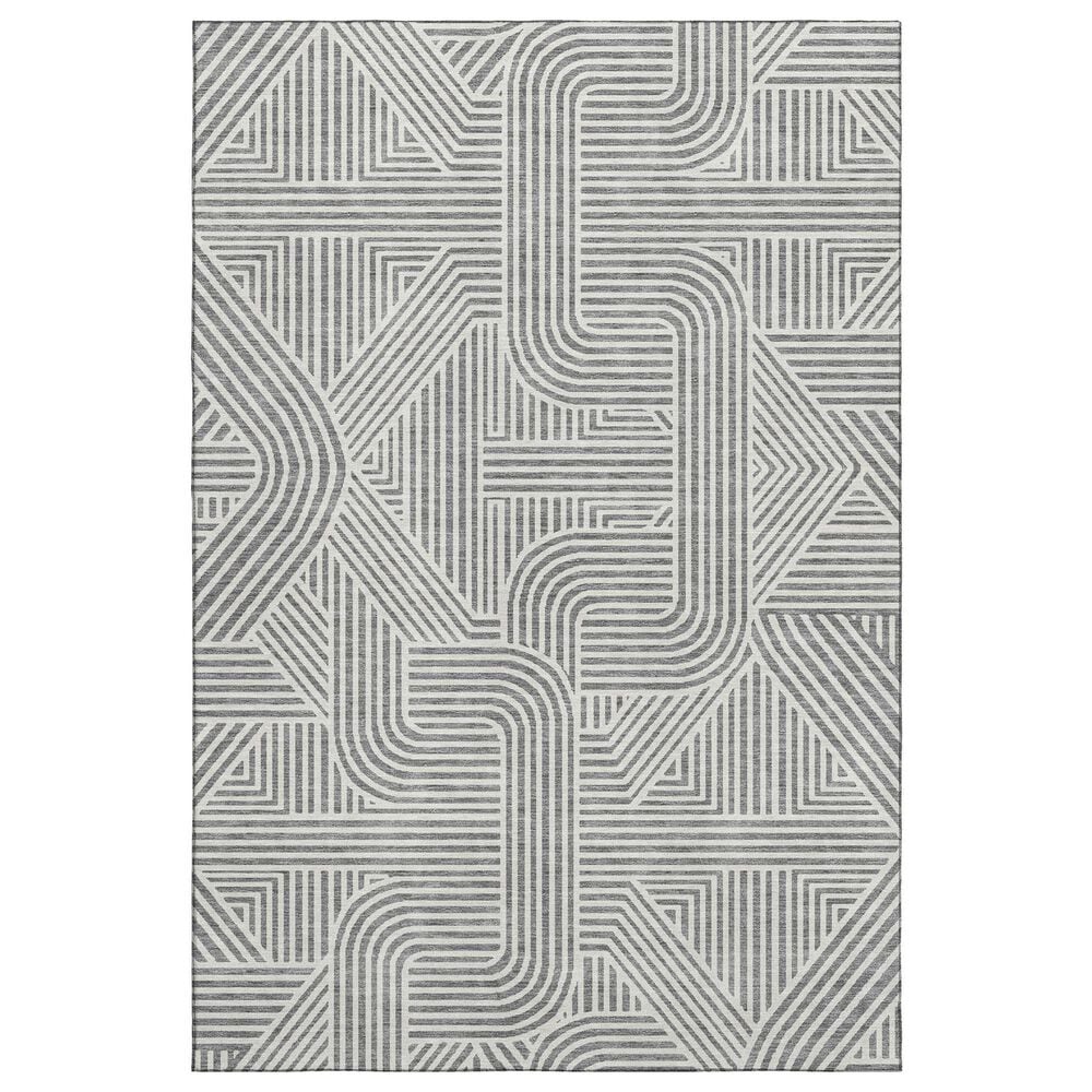 Dalyn Rug Company The Reserve TR14 Gray 5" x 7"6" Indoor/Outdoor Area Rug, , large