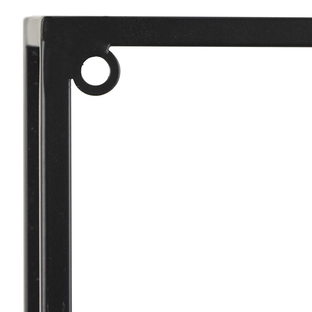 Maple and Jade 8-Bottle Display Wall Wine Rack with Open Style Frame in Matte Black, , large
