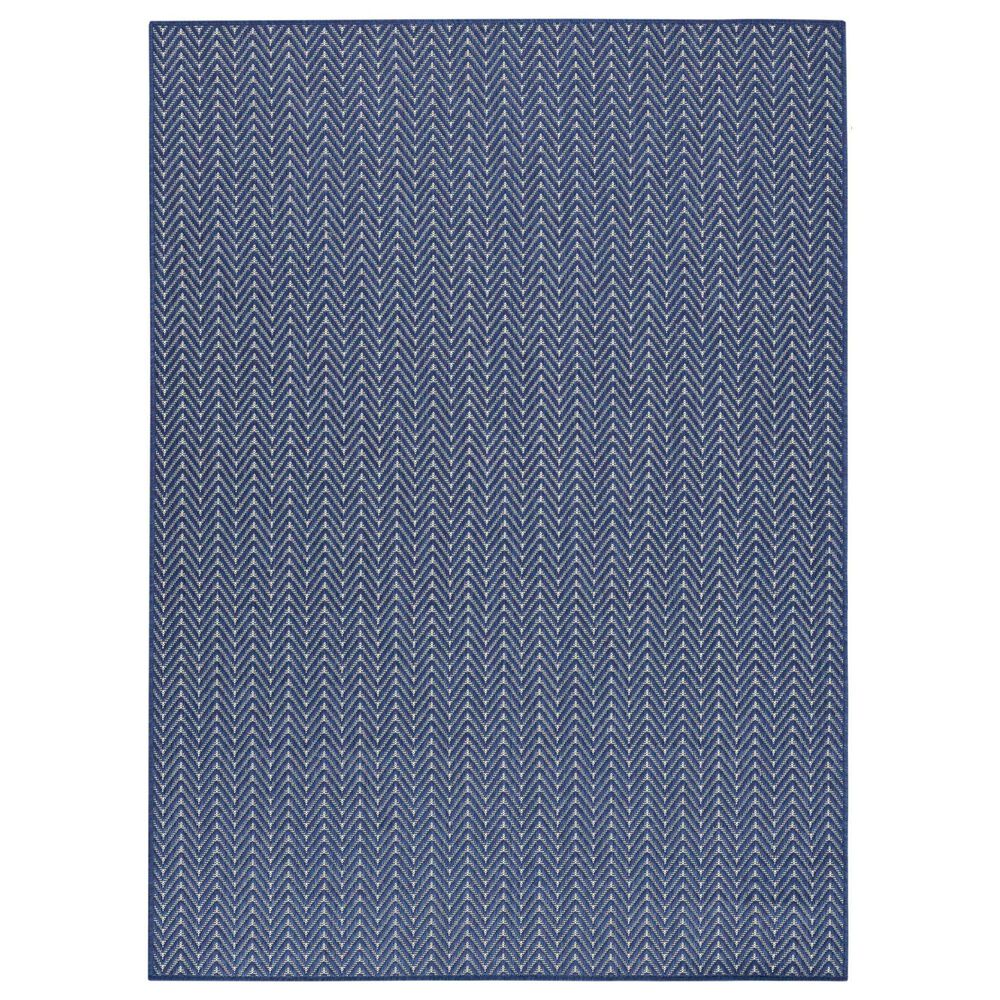 Nourison Horizon HOZ02 Navy 4&#39; x 6&#39; Indoor/Outdoor Area Rug, , large
