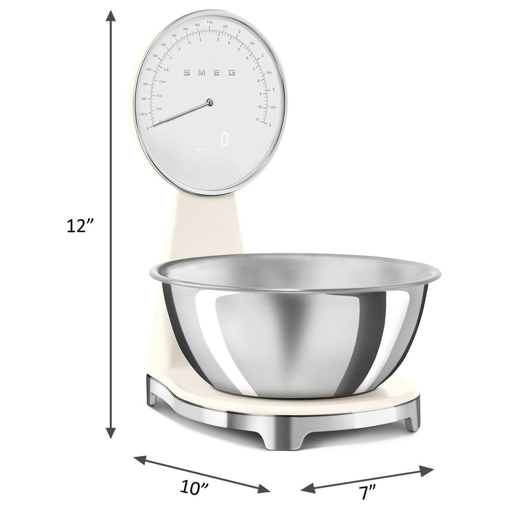 SMEG 50&#39;s Retro Style Kitchen Scale in Black and Chrome, , large