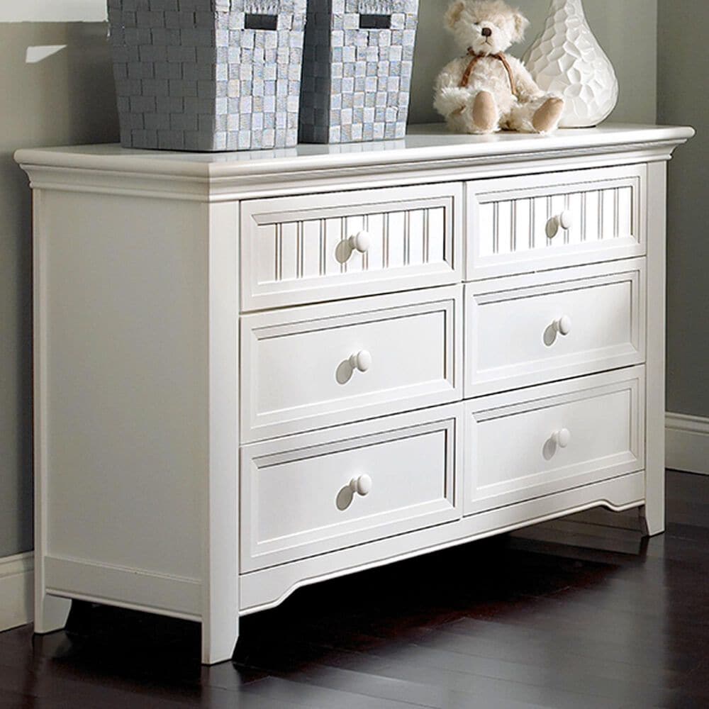 Suite Bebe Winchester 6-Drawer Dresser in White, , large