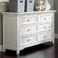 Suite Bebe Winchester 6-Drawer Dresser in White, , large