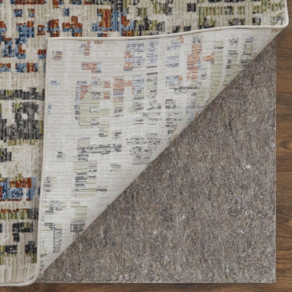 Feizy Sonora 39NVF 6&#39;7&quot; x 9&#39;6&quot; Ivory and Multicolor Area Rug, , large