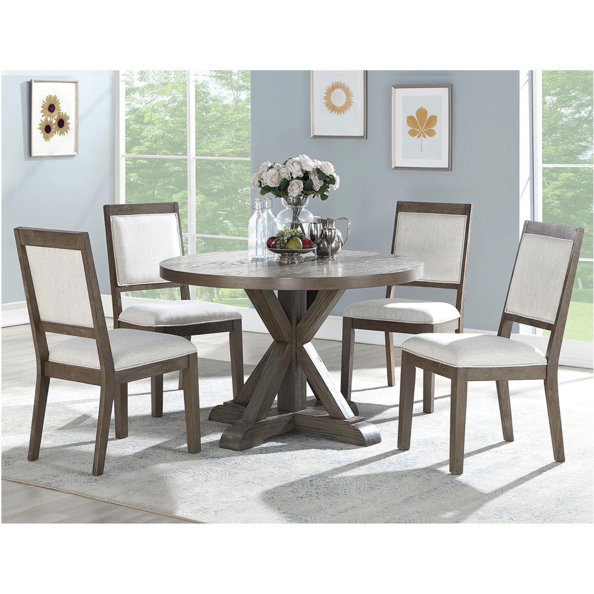 5 piece round dining set cheap