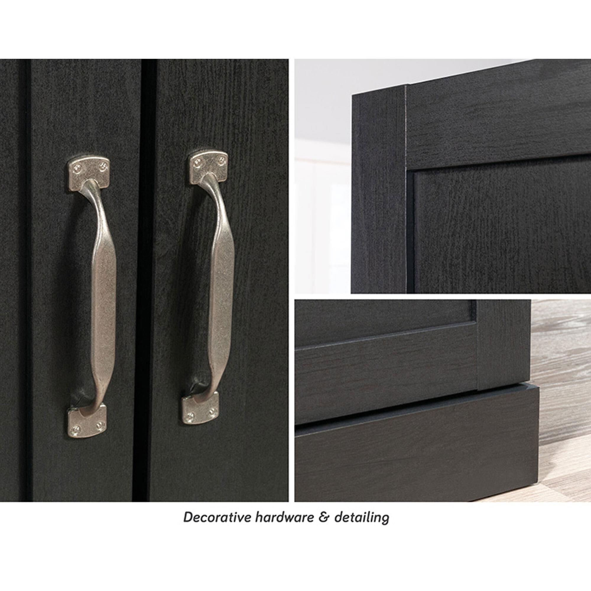 Sauder Select Wardrobe in Raven Oak