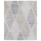 Feizy Elias 5" x 8" Ivory and Blue Area Rug, , large