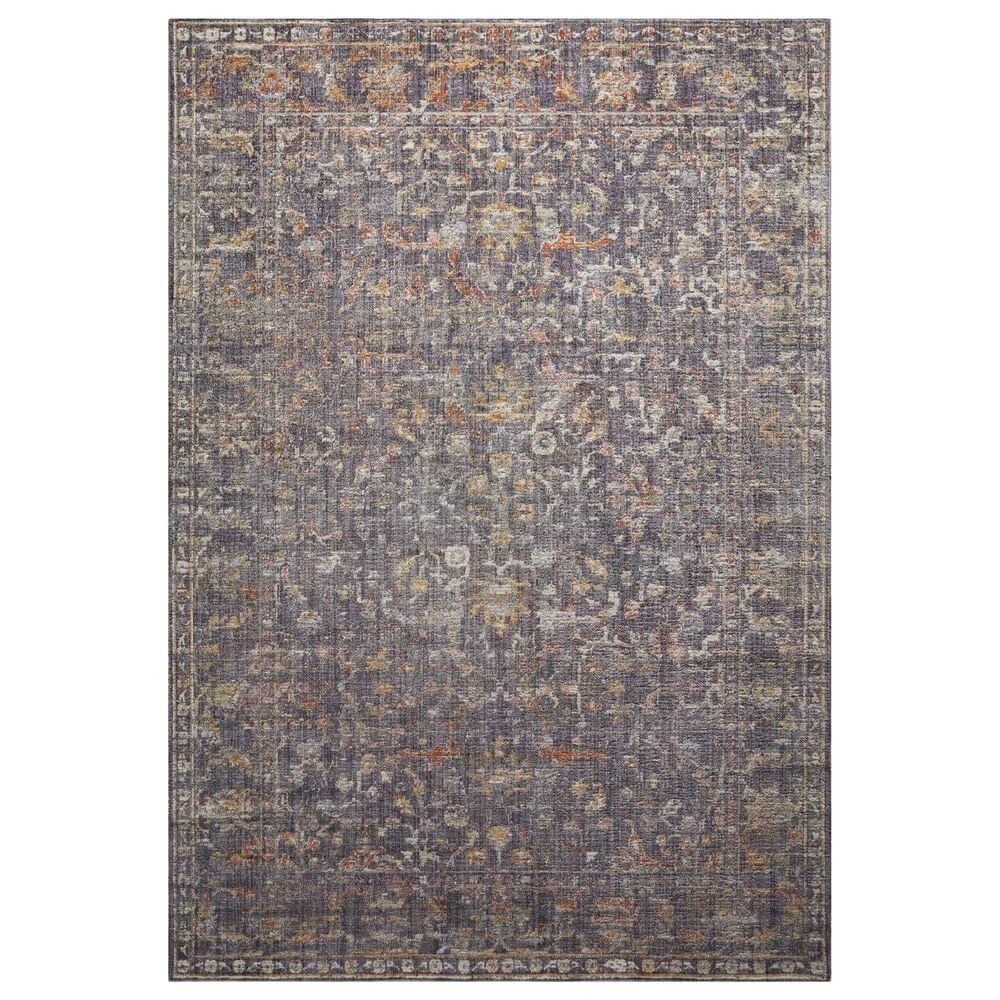 Chris Loves Julia x Loloi Rosemarie 2"7" x 4" Graphite and Multicolor Area Rug, , large