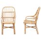 Baxton Studio Sumatera Arm Chair in Natural Brown (Set of 2), , large