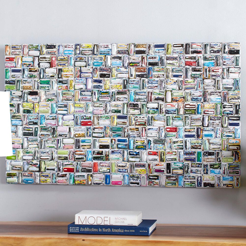 Maple and Jade 23&quot; x 40&quot; Abstract Wall Decor in Multicolor, , large