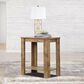 Seven Stars Two-Tier Side Table in Brown, , large