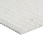 Soho Studio Carver Fluted Alaska White 12" x 24" Honed Marble Tile, , large