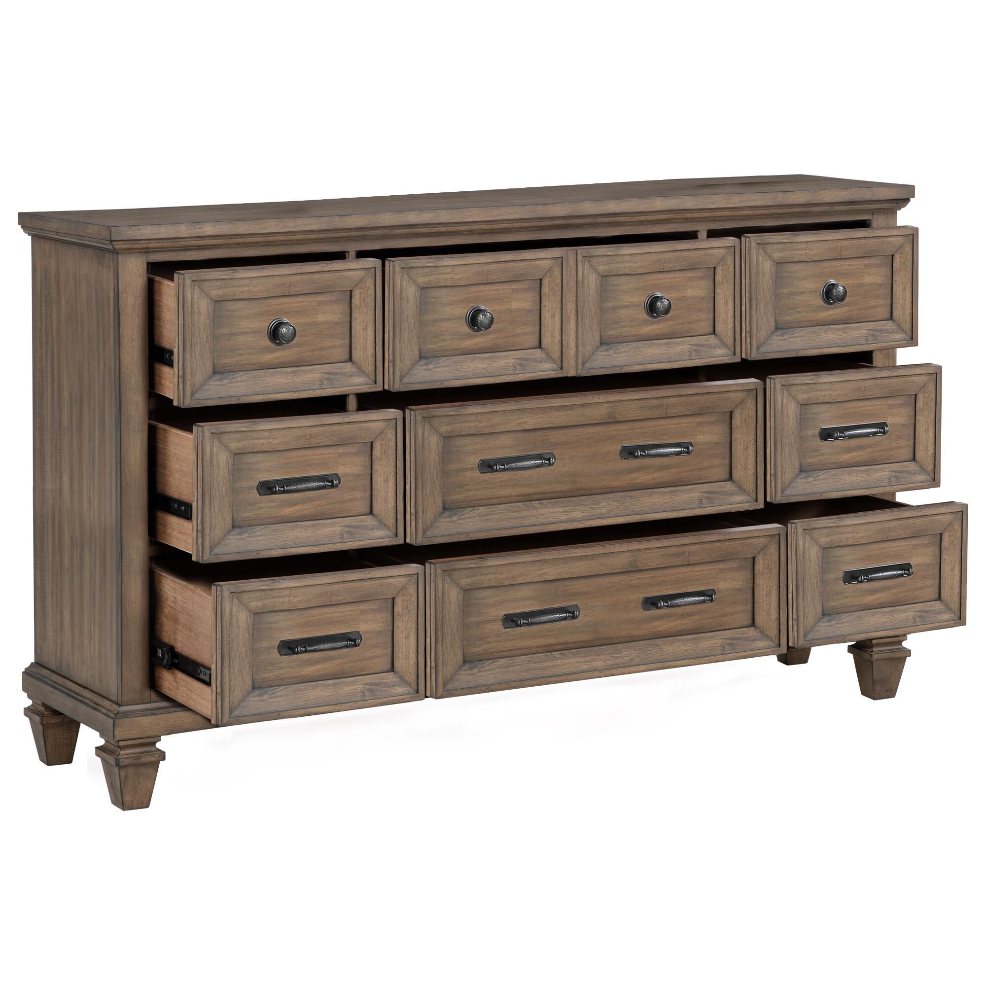 New Heritage Mariana 9-Drawer Dresser in Vintage Mocha
