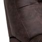 Moore Furniture Connery Manual Swivel Rocker Recliner in Amargo Coffee, , large