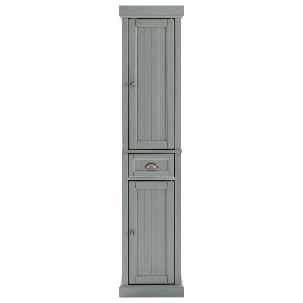 Crosley Furniture Seaside Tall Linen in Distressed Gray NFM