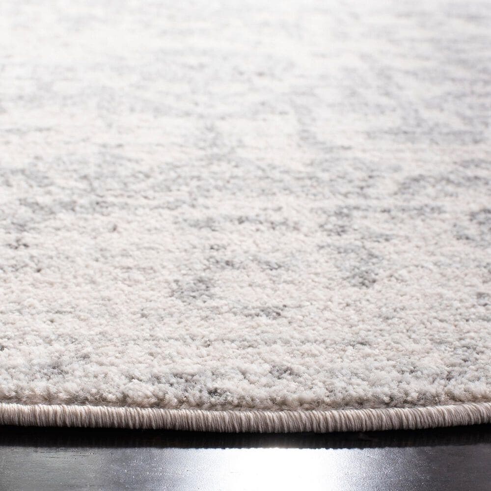 Safavieh Madison MAD603G 5&#39; Round Silver and Ivory Area Rug, , large