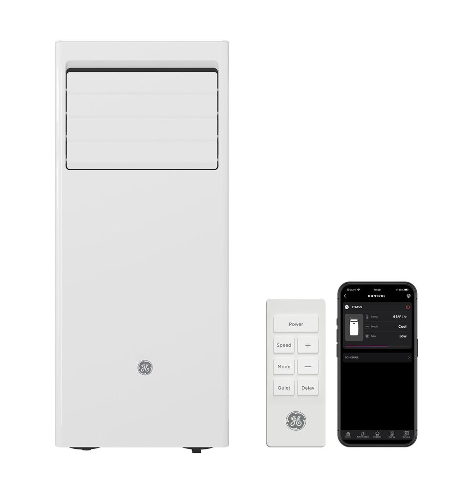 GE Appliances 5,000 BTU DOE SACC Portable Air Conditioner for Small Rooms up to 200 sq. ft., , large